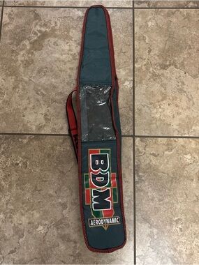 BDM Aero Dynamic Padded Cricket Bat Cover Bag Zipper Sling Case Window